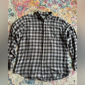 Chaps Plaid Button Down Shirt XL